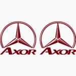 Mercedes Αυτοκόλλητα Φορτηγού 90700 - Μπορντό (Σετ 2 Τεμαχίων)